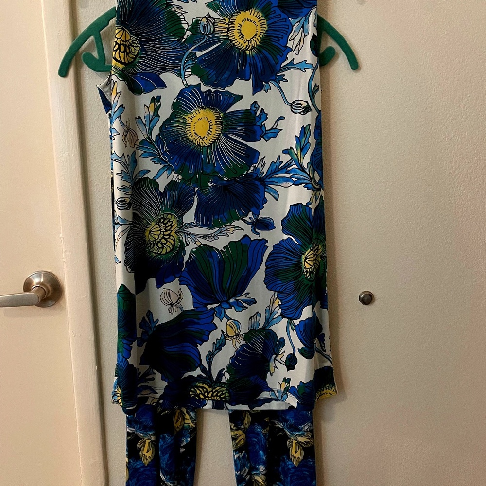 Nikki Poulos TWO-PICE Knit Top & Pants Sz XSMALL